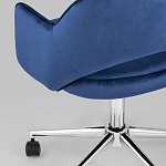 Кресло для компьютерного стола Veloury Blue варинант исполнения - 8 | Loft Concept в Липецке