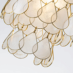 Подвесной светильник с декором из натуральной морской ракушки Iridescent Light варинант исполнения - 6 | Loft Concept в Липецке