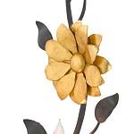 Бра черное с золотым цветком Bizarre Creation варинант исполнения - 1 | Loft Concept в Липецке