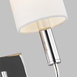 Бра с прямоугольным основанием и 2-мя белыми цилиндрическими льняными абажурами Feiss варинант исполнения - 2 | Loft Concept в Липецке