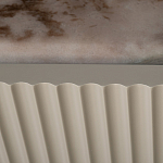 Тумба под телевизор серая с мраморной столешницей Uniqueness Marble варинант исполнения - 4 | Loft Concept в Липецке