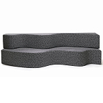 Дизайнерский модульный диван волнистой формы с цветным принтом Poltronova Superonda Sofa варинант исполнения - 2 | Loft Concept в Липецке