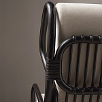 Дизайнерское кресло из ротанга Gio Ponti CONTINUUM D.163.7 BY BONACINA 1889 Armchair варинант исполнения - 3 | Loft Concept в Липецке