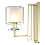 Бра с геометрическим каркасом из металла и цилиндрическим стеклянным плафоном Laurent варинант исполнения - 6 | Loft Concept в Липецке