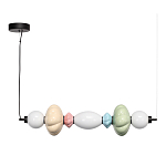 Подвесной светильник линейный с керамическими элементами 24W LED Fragrant Light варинант исполнения - 3 | Loft Concept в Липецке