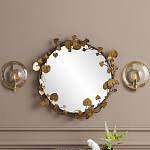 Бра круглое с прозрачным рельефным плафоном Crystal Prism варинант исполнения - 3 | Loft Concept в Липецке