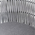 Кресло с декоративным плетением на спинке и подлокотниках Armchair Weaving варинант исполнения - 8 | Loft Concept в Липецке