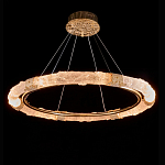 Люстра в форме кольца с золотым декором Warm Heavenly Light варинант исполнения - 2 | Loft Concept в Липецке
