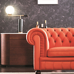 Дизайнерский комод овальной формы с белой столешницей и 4-мя ящиками Gioli варинант исполнения - 3 | Loft Concept в Липецке