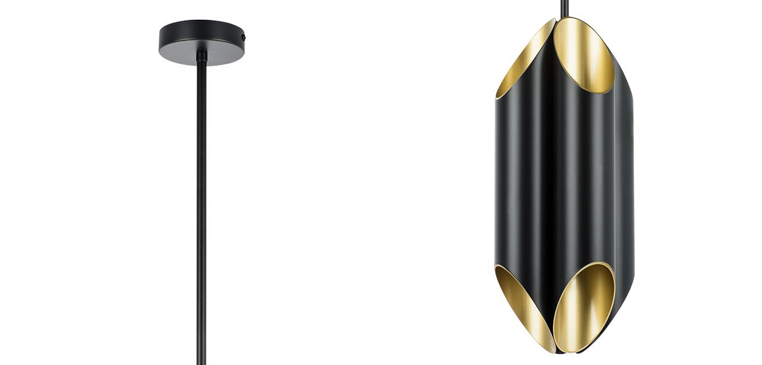 Подвесной светильник Garbi Black Pipe Organ Hanging Lamp Подвесной светильник Garbi Black Pipe Organ Hanging Lamp - Loft-Concept в Липецке