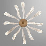 Люстра с крупными рельефным декором в виде лепестков 60 см Ethereal Bloom варинант исполнения - 4 | Loft Concept в Липецке