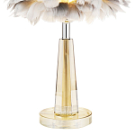 Настольная лампа с перьями Plumage Grey Table Lamp варинант исполнения - 2 | Loft Concept в Липецке