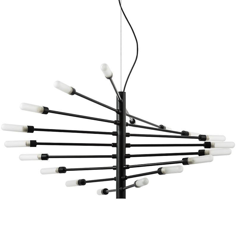Люстра Gradenigo Chandelier Черный Белый Люстра Gradenigo Chandelier Черный Белый в Липецке | Loft Concept