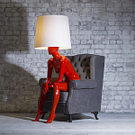 Лампа MANNEQUIN LAMP с абажуром девушка на кресле варинант исполнения - 4 | Loft Concept в Липецке