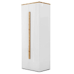 Шкаф платяной с белым глянцевым фасадом Grace of Furniture варинант исполнения - 2 | Loft Concept в Липецке