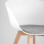 Стул из пластика с мягким сиденьем Eames варинант исполнения - 7 | Loft Concept в Липецке