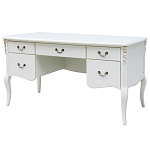 Письменный стол в стиле прованс Montmartre Provence White Desk варинант исполнения - 1 | Loft Concept в Липецке