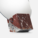 Настольное дизайнерское зеркало Poltronova Vanitas Rosso Franci Mirror and Photo Holder варинант исполнения - 2 | Loft Concept в Липецке