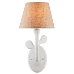 Бра с белым каркасом и тканевым абажуром Natural Stems варинант исполнения - 2 | Loft Concept в Липецке