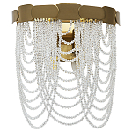 Бра с хрустальными подвесками Riche Crystal Metal Wall Lamp варинант исполнения - 1 | Loft Concept в Липецке