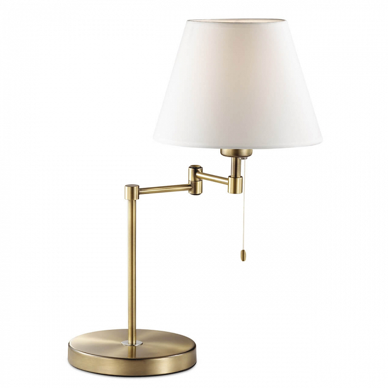 Настольная лампа Selvo Bronze Table lamp Белый Бронза в Липецке | Loft Concept 