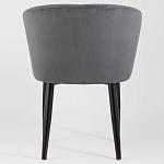 Мягкое кресло на металлических ножках Shaggy Dark Grey варинант исполнения - 3 | Loft Concept в Липецке