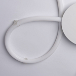 Люстра белого цвета с тремя изогнутыми светодиоидными плафонами Luke Lampco Tracer Lamp варинант исполнения - 3 | Loft Concept в Липецке