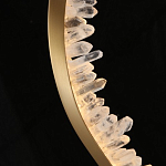 Подвесной светильник обрамленный элементами в виде кристаллов Smooth Shine варинант исполнения - 5 | Loft Concept в Липецке