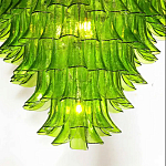 Люстра из семи ярусов зеленого стекла Independence варинант исполнения - 7 | Loft Concept в Липецке