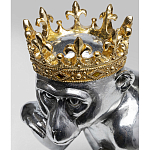 Статуэтка обезьяна в короне серебряная Golden Monkey варинант исполнения - 3 | Loft Concept в Липецке