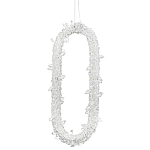 Подвесной светильник овальной формы с декором кристаллы Gilbertine Oval Crystals Hanging Lamp варинант исполнения - 1 | Loft Concept в Липецке