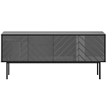 Длинная тумба с зеркальным декором Serena варинант исполнения - 11 | Loft Concept в Липецке