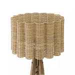 Торшер с плетеным абажуром на основании в виде треноги Lamp with Wicker Lampshade варинант исполнения - 2 | Loft Concept в Липецке