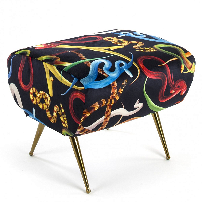 Оттоманка Seletti Pouf Snakes Мульти Латунь Оттоманка Seletti Pouf Snakes Мульти Латунь в Липецке | Loft Concept