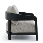 Кресло с каркасом из массива ясеня Deniaud Ash Grey Armchair варинант исполнения - 9 | Loft Concept в Липецке