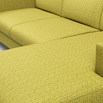 Мебельная ткань Шенилл горчичный цвет 142 см T4-62 варинант исполнения - 10 | Loft Concept в Липецке