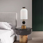 Настольная лампа в виде фонаря с белым фактурным абажуром Echoes of Light варинант исполнения - 7 | Loft Concept в Липецке