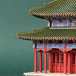 Макет Китайской пагоды миниатюра Дворцовый парк Синцинь в Пекине варинант исполнения - 1 | Loft Concept в Липецке