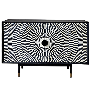 Двухдверный комод с орнаментом Bone Inlay