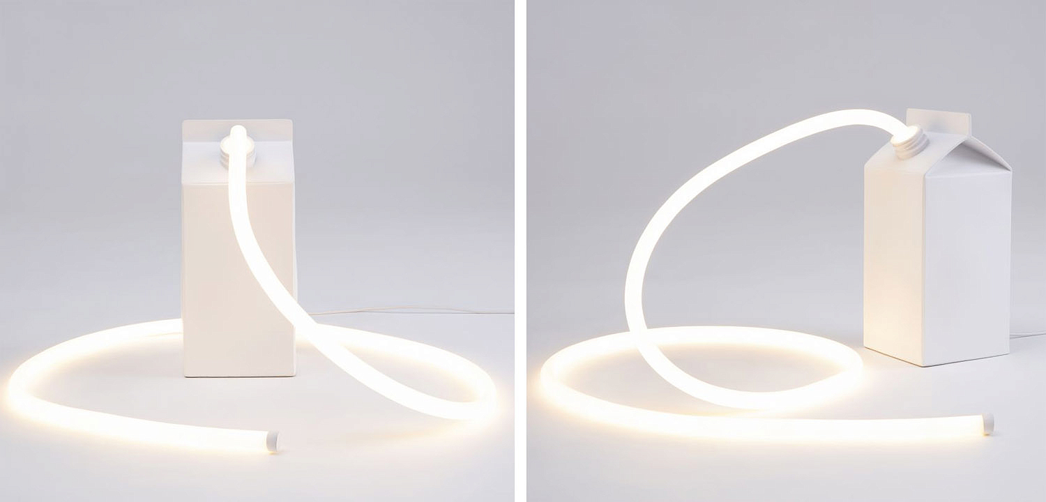 Настольная лампа Seletti Daily Glow Milk Настольная лампа Seletti Daily Glow Milk - Loft-Concept в Липецке