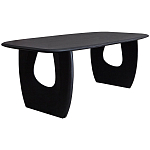 Обеденный стол из массива акации Veras Black Dining Table варинант исполнения - 1 | Loft Concept в Липецке