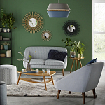 Кресло серое Pauley Grey Armchair варинант исполнения - 4 | Loft Concept в Липецке