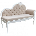 Рекомье со спинкой в стиле прованс Montmartre Provence Ottoman варинант исполнения - 2 | Loft Concept в Липецке