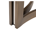 Столик журнальный с круглой мраморной столешницей Unique Stone Design варинант исполнения - 6 | Loft Concept в Липецке