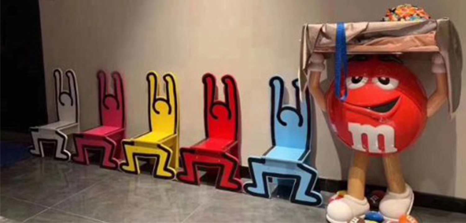 Детский стул Chaise Keith Haring Dancer Vilac Голубой Детский стул Chaise Keith Haring Dancer Vilac Голубой - Loft-Concept в Липецке