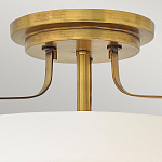 Потолочный светильник с круглым матовым белым плафоном Hinkley варинант исполнения - 6 | Loft Concept в Липецке