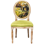 Стул из натурального бука с цветочным принтом Impressionism in Color варинант исполнения - 1 | Loft Concept в Липецке