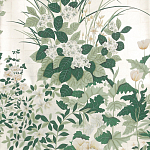 Обои ручная роспись Uki Hana Original Colourway on 12 Carat White Gold gilded paper варинант исполнения - 1 | Loft Concept в Липецке