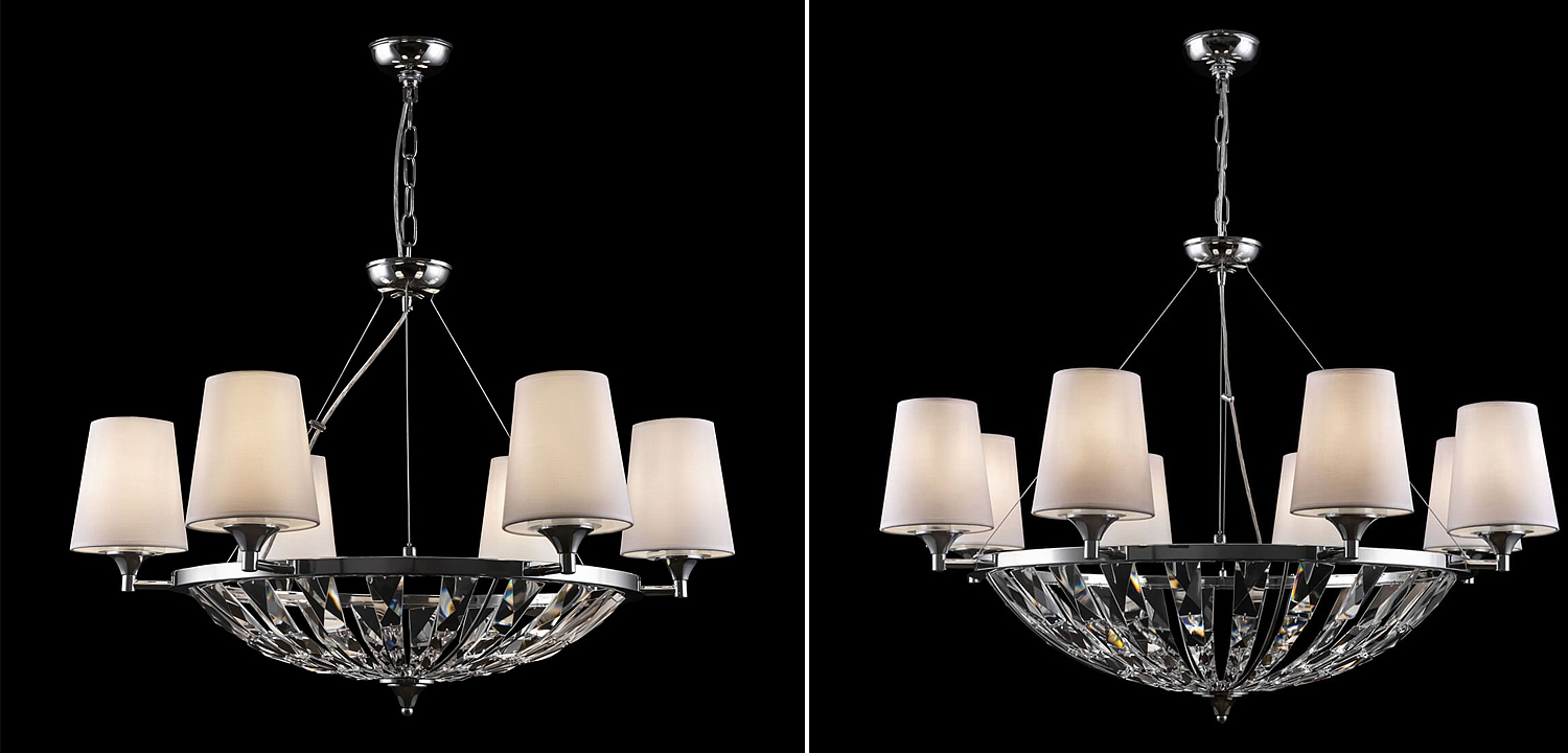 Люстра Odarnat Chandelier chrome Люстра Odarnat Chandelier chrome - Loft-Concept в Липецке