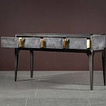 Консоль прямоугольная серая с 4-мя выдвижными ящиками Grany варинант исполнения - 3 | Loft Concept в Липецке